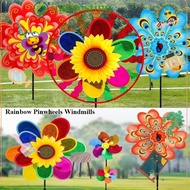 INTERESTING Colorful Windmills High Quality Kids Toys for Home Garden Plastic Windmill Spinner