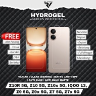 Anti-Scratch Hydrogel iQOO Z10R 5G, Z10 5G, Z10x 5G, IQOO 13, Z9 5G, Z9x 5G, Z7 5G, Z7x 5G Screen Gu