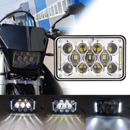4x6 Inch led Headlight Hi-Lo Beam Halo DRL For H onda XR650 XR250 XR400 S uzuki DRZ 6X4 "5D leadligh