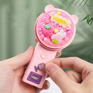 Handheld Fan Portable Fan for kids USB Rechargeable Mini Fan Cute