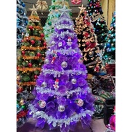 UNGU Purple Christmas tree with spots 1 meter, 1.2M (4 feet), 1.5m (5 feet), 1.8m (6 feet), 2.1m (7 