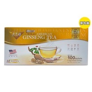 美國野山花旗參速溶茶 (100包/盒)（新包裝）