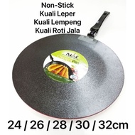 MAKCOOK Crepiera Pan Non Stick Kuali Leper / Kuali Roti Jala / Kuali Lempeng / Flat Fry Pan / Crepe 