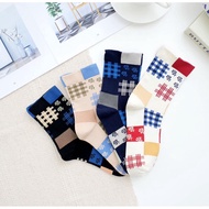 Korean Socks - Checkered Hashtag Socks - Iconic Socks