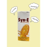 Syn-e Orange Fruit Juice with Electrolytes Vitamin C, Zinc and Taurine