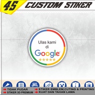 Waterproof Vinyl Sticker Review - Google Review Glossy Lamination