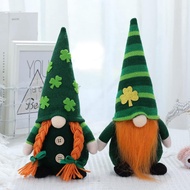 2pcs St. Patricks Day Gnome Handmade Gnome Faceless Plush Doll, St Patricks Day Gifts for Him/her St