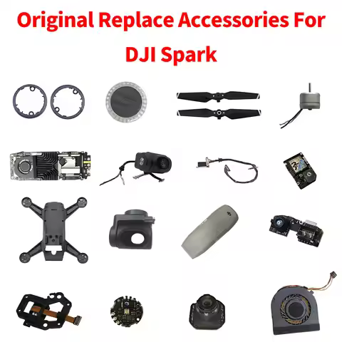Original DJI Spark Drone For Shell PTZ Camera Propeller GPS/ESC Board Gimbal Arm Visual obstacle Avo