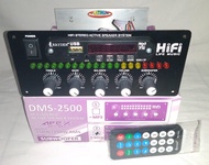 Kit Platinum Kit Power Active DMS-2500 HI-FI Stereo + Mp3 Player Output 150w Plus 150w-DMS-2500+usb