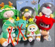 《全部正版·有錢都買唔到系列》日本mofusand聖誕樹貓公仔 鯊魚貓公仔 $688｜｜（炒到$4xx）停產斷貨正版 龍年lulu豬公仔 $399.99｜聖誕樹lulu豬公仔 $238｜白雪冬日lul