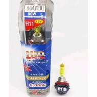 Hydrogen Bulb H11 12V Yellow Light 80W 6000K B-TECH 1 Pair Halogen H11