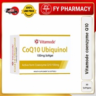 【On Sale】Vitamode Coenzyme Q10 Ubiquinol 100mg Supplement Antioxidant Nutrition Support