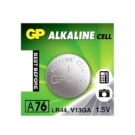 GP RECYKO ALKALINE A76 / LR44 1.5V BUTTON CELL BATTERIES BATTERY - GPA76