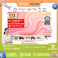 [Google TV]COOCAA TV 75 inch Y72 - Smart TV - 4K - UHD - Netflix/Youtube - Google Assistant - Dolby 