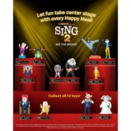 Happy Meal Meals McD McDonald McDonalds Sing 2 Kid Kids Toy Toys Limited Edition Rare Overseas Editi