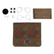 love* Interchangeable Aluminum Knitting Set Coffee Brown Crafting Tools With Portable Storage Bag