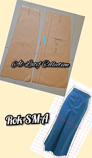 Pola jiplak / pola instan ROK SMA