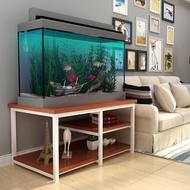 4ft fish tank cabinet stand table furniture frame steel wood base shelf bottom wrought iron rack