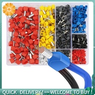 750pcs Twin Wire Ferrules Kit Wire Terminal Ferrules Crimp Connector Twin Ferrules Dual Bootlace Fer