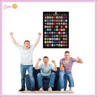 UVIGM> 100 Movies Scratch Off Poster 100 Must-See Movies Top Films of All Time Buet new