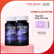 COMBO 2 Free Bottles of Cystine Plus - Helps Reduce Acne, Beautify Skin, Reduce Hair Loss, Strong Na