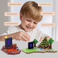 Minecraft Magnetic Cube Building Block Puzzle 6 to 12 Years Old Boy Toys 6 Years Old and Above Child