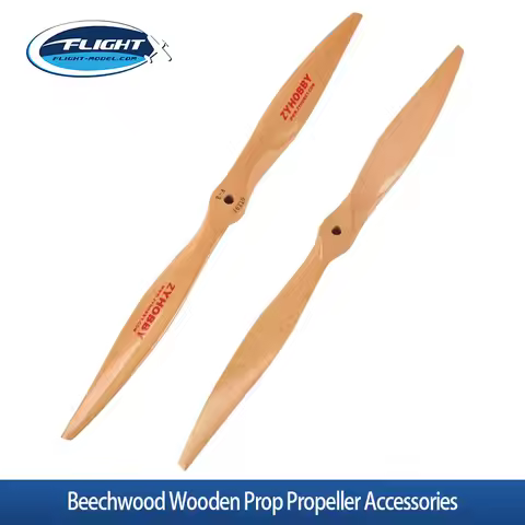 FLT Beechwood Wooden Prop Propeller Accessories For Electric RC Airplane 12x6 12x8 13x6 14x7 16x10 1