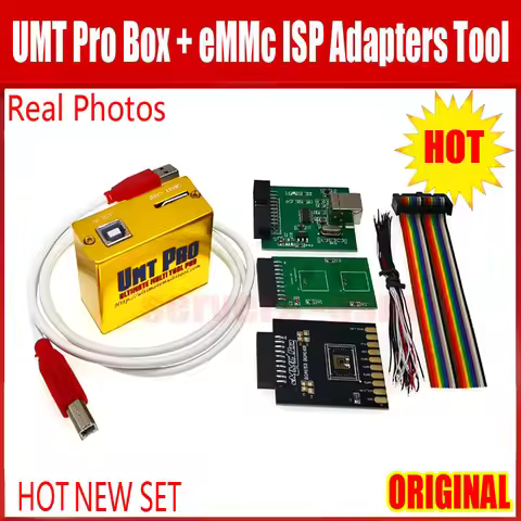 New Original Edition UMT Pro2 BOX /Ultimate Multi Tool UMT+Avb 2in1 BOX with USB Cable + UMT eMMC IS