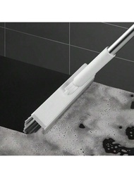 1 Set, 3-In-1 Bathroom Floor Brush, Length 105 Cm/41.33 Inches, Rotating Scrub Brush, Stiff Bristle 