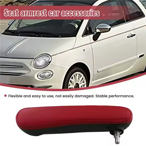 Plain Car Front Left Inner Side PU Leather Seat Armrest 6BV31KRLAA For FIAT 500 2016-2019 Car Access