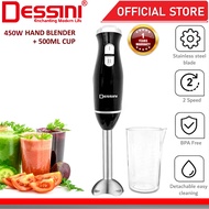 DESSINI ITALY Hand Blender Chopper Mixer Grinder Juicer Food Processor Stainless Steel Knife Blade P