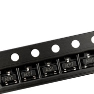 (100 pcs) AO3400 /AO3400A /3400 A09T SOT-23 SMD Transistor Kesan Medan N-Channel MOS-FET Baru asli