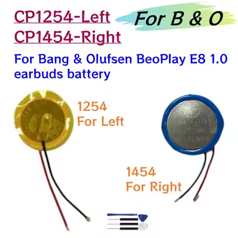 1-2PCS New 3.7V Replacement CP1254 Left CP1454 A3 Right Battery For Bang & Olufsen BeoPlay E8 1.0 Ea