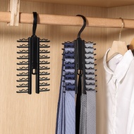 20-Bit Buckle Tie Storage Rack Hanger Large Capacity Belt Belt Belt Storage Rack Wardrobe Silk Scarf