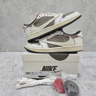 [二手] 24cm Air Jordan 1 Low x Travis Scott 摩卡倒鉤 DM7866-162