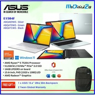ASUS VIVOBOOK GO 15 E1504F-ABQ469WS/ABQ470WMS/ABQ471WMS LAPTOP (RYZEN 5 7520U,16GB,512GB SSD,15.6")