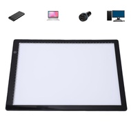 Bewinner Slide Viewer Light Box  Ultra Thin LED with 3 Level Dimming for Scanning Slides and Films T