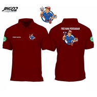 J02-Safety FIRST TECHNICAL POLOSHIRT FREE NAME AND COMPANY NAME - FIRST SAFETY TECHNICIAN COLLAR CLO