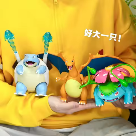 In Stock KEEPPLEY Pokemon Charizard Pikachu Blastoise Venusaur Mewtwo Charmander Bulbasaur Assembled