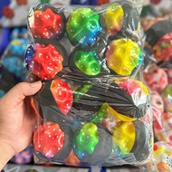 ENVR Stone High Bouncy Ball Rebound Toy Bouncy Ball Wrist Ball Hole Ball with Rope Bouncing Ball Moo