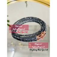 Chain of 3 Black Chicken Marbles Size 3.5mm Svip Inspected Goods