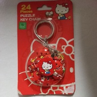 24 pieces puzzle keychain - hello kitty