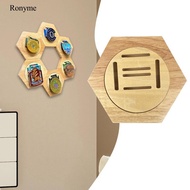 Ronyme Medal Display Stand Wall Mount Medal Rack Hexagonal Multipurpose Award Display Rack Award Hol