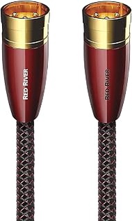 AudioQuest Red River, Male XLR to Female XLR Cable, 2 Meters/6.56 Feet, 2 Pack
