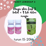 paket lengkap 2 2 botol magic slim free 1 teh detox