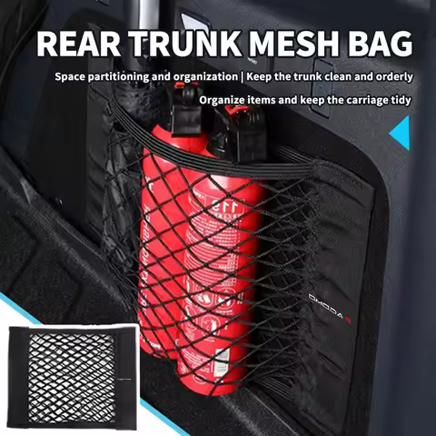 For Chery Omoda Car Styling Trunk Box Storage Bag Mesh Elastic String Net Pocket Organizer Accessori