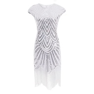 1920s Retro Sequined Dress - Stage Performance Costume