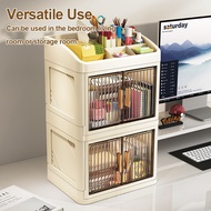High-end cosmetic cabinet | Skincare product storage | Desktop organizer | Dustproof cosmetic storag