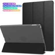 For iPad 10th Generation Case iPad 9th 8th 7th 6th 5th Gen Smart Cover iPad 2022 10.9 2021 2020 2019 10.2 2018 9.7 Air 1 2 Hard PC Case