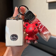 เคสกุญแจมาสด้า tpu สำหรับmazda cx3 cx5 cx7 cx30 cx-8 cx-9 กรณีmazda พวงกุญแจmazda ฝาครอบกุญแจ